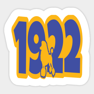 SGRho 1922 Sticker